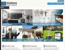 Tablet Screenshot of biodomo.net